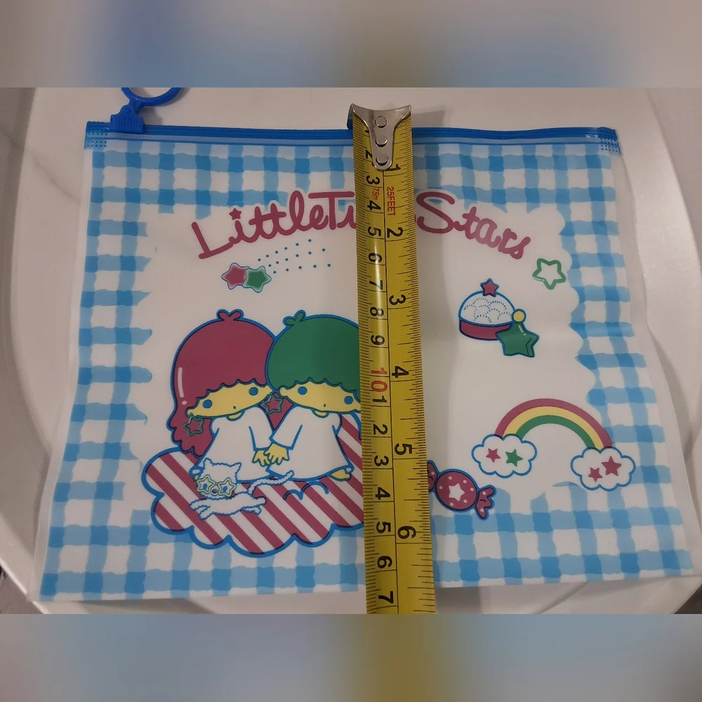 NEW Little Twin Stars Sanrio Kawaii Plastic Stationery Pouch